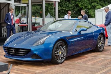 Ferrari California T 2014 blue fl3q