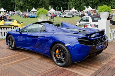 McLaren 650S spider 2015 blue r3q