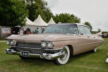 Cadillac Sedan de Ville 6W 1959 pink fl3q